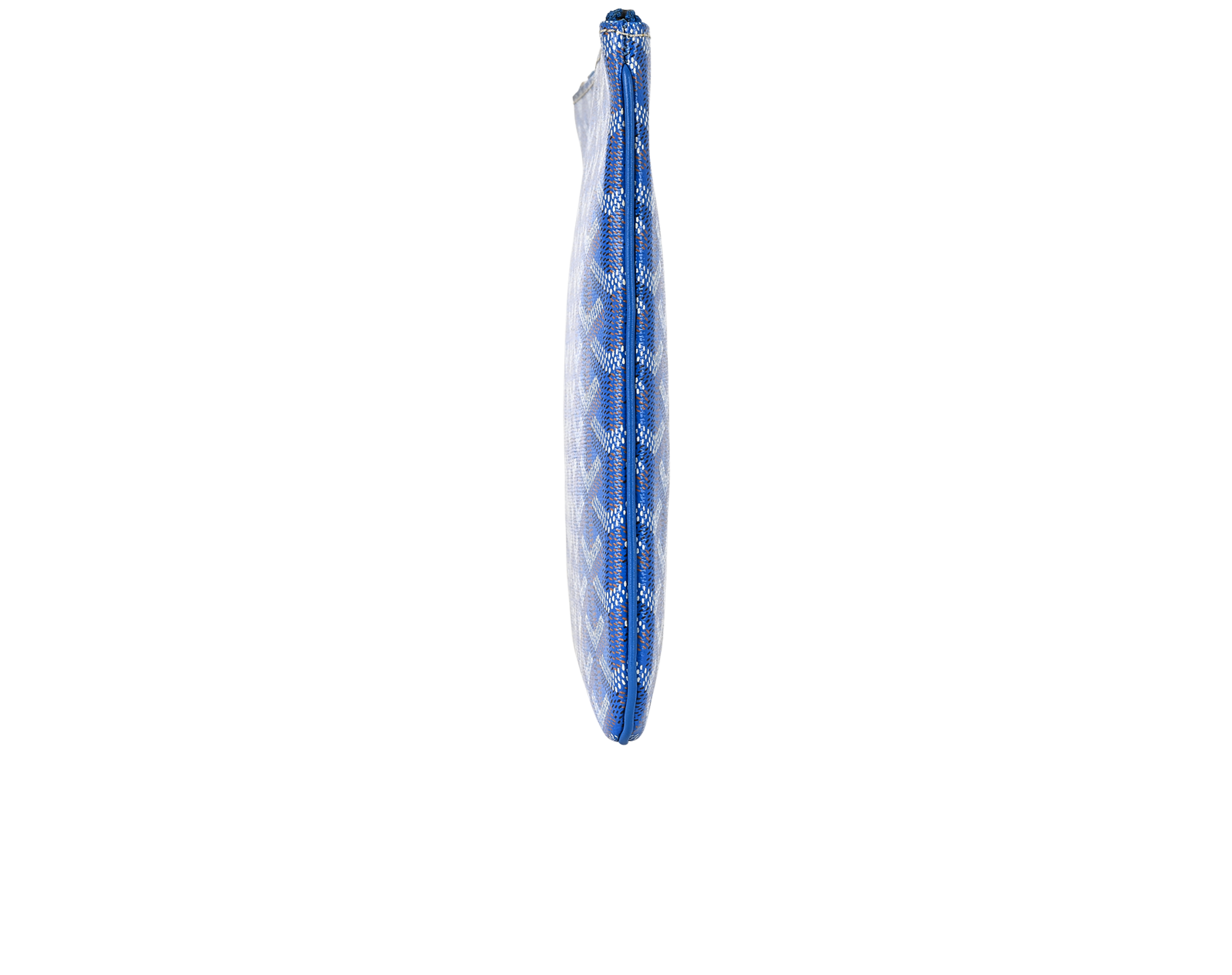 Goyard Senat MM Pouch, &pound;650, Accessories, Blue, Canvas, Bottom view